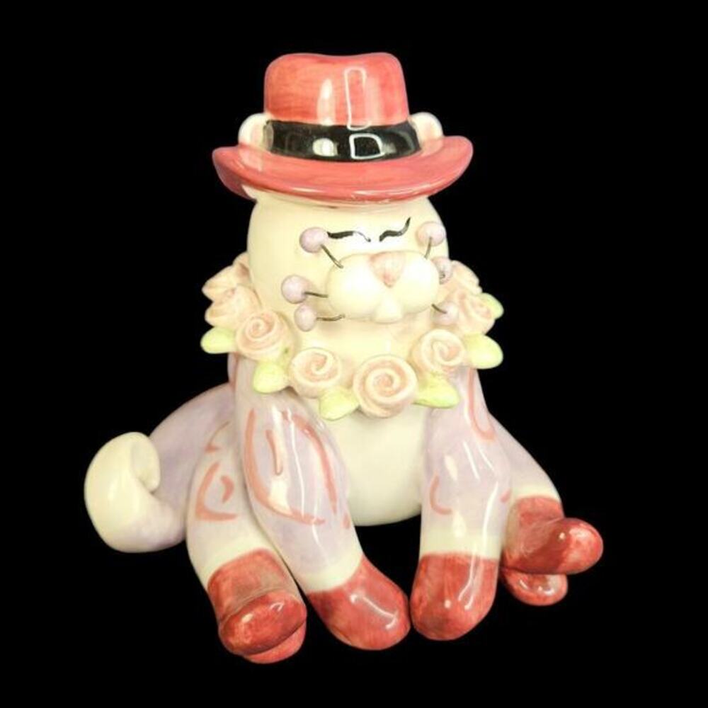 Amy Lacombe Whimsiclay Cowgirl Patsy Cat Figurine 2002 Annaco‎ Creations READ